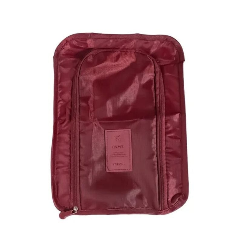 Rouge Etui A Chaussure De Voyage Univers du Voyage