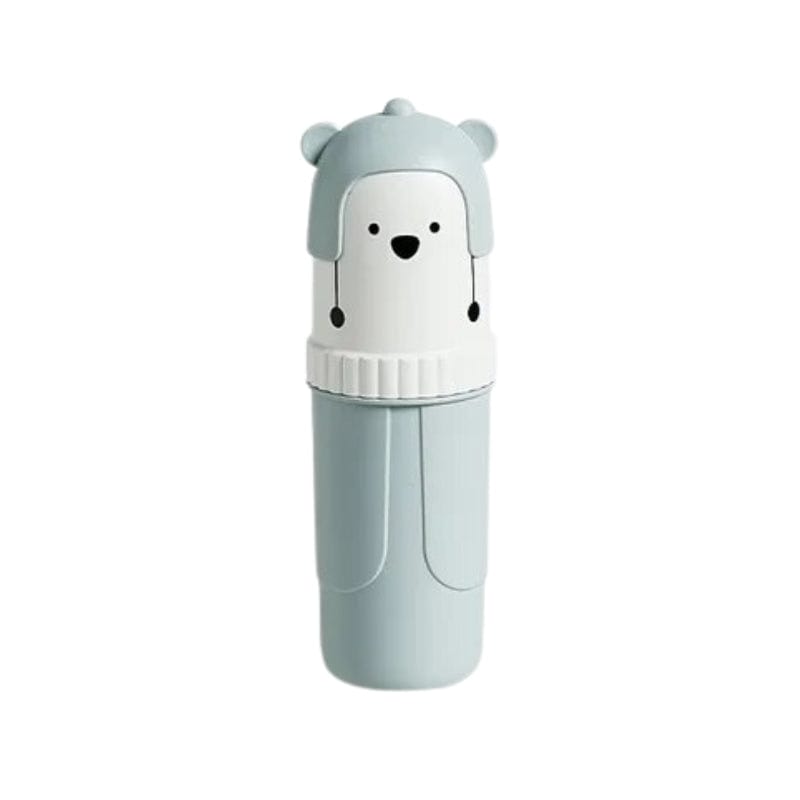 Bleu Etui Brosse à Dents Enfant Univers du Voyage