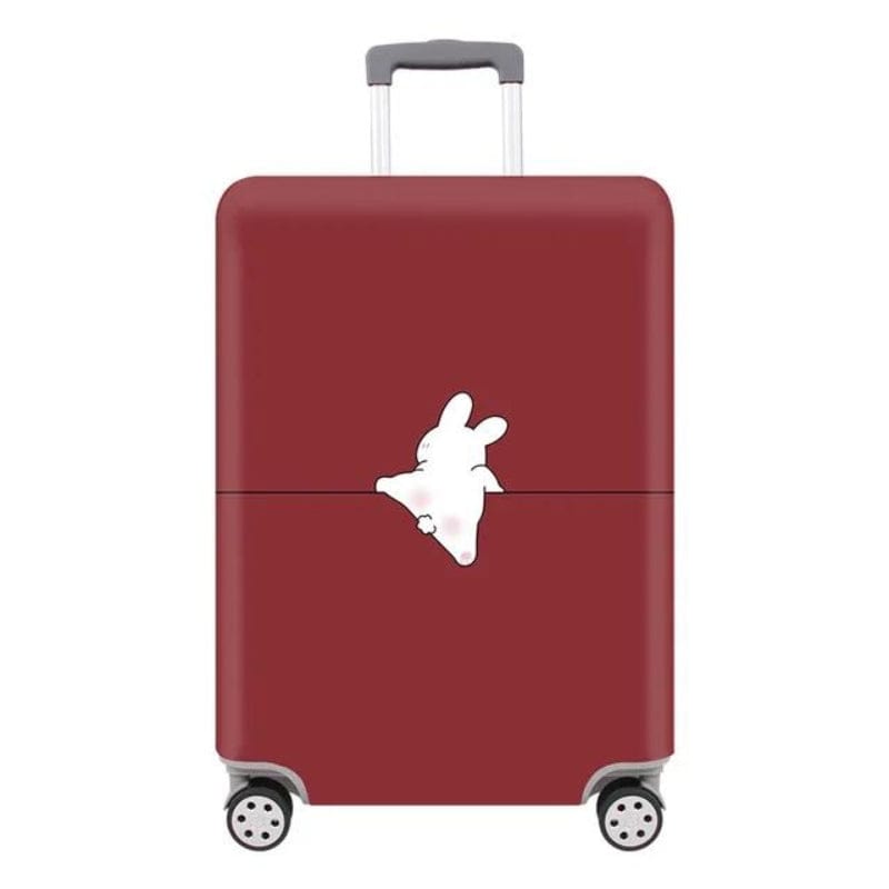 Rouge Motif Lapin / S Housse De Protection Pour Valises Univers du Voyage