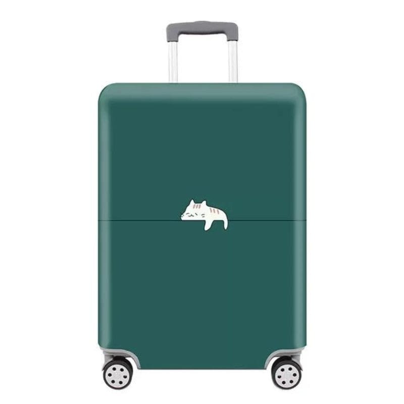 Vert Motif Petit Chat / S Housse De Protection Pour Valises Univers du Voyage