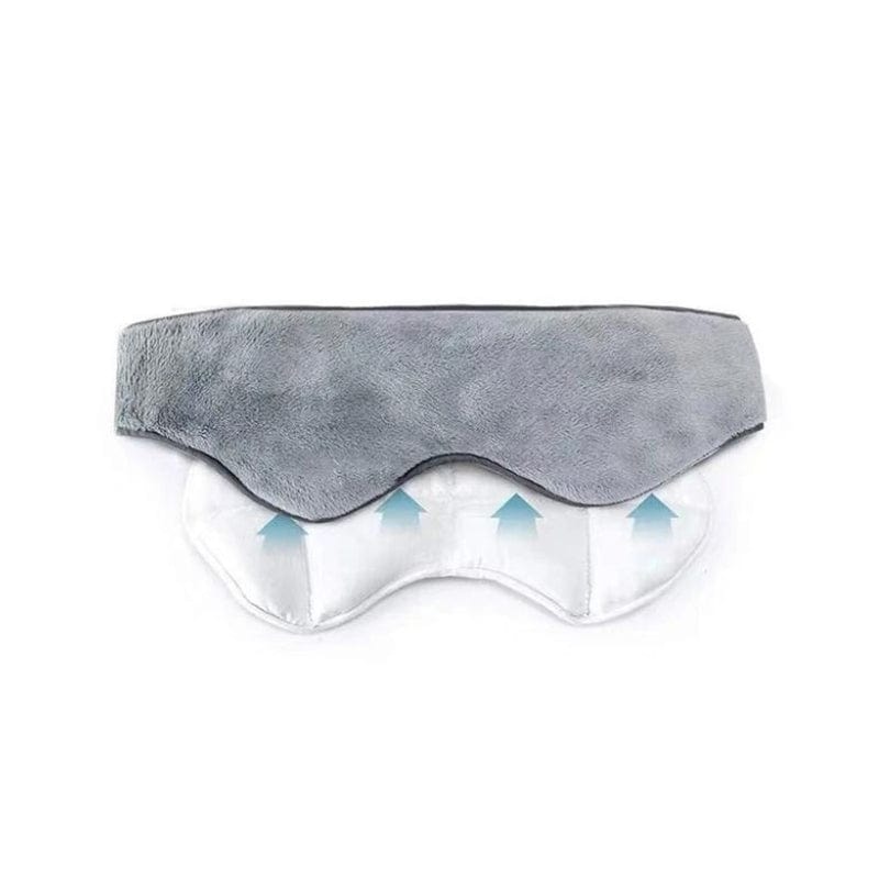 Gris Masque de Nuit Souple en Coton Univers du Voyage