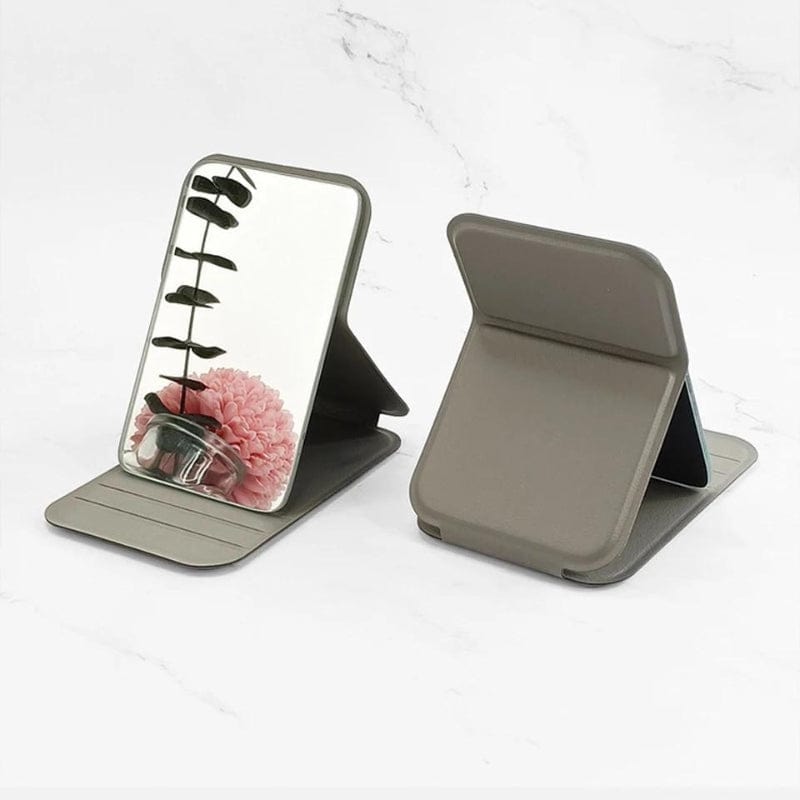 Miroir De Poche Rectangulaire Maquillage Univers du Voyage