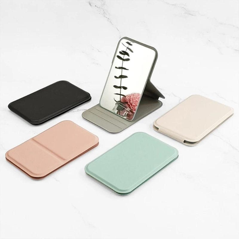 Miroir De Poche Rectangulaire Maquillage Univers du Voyage