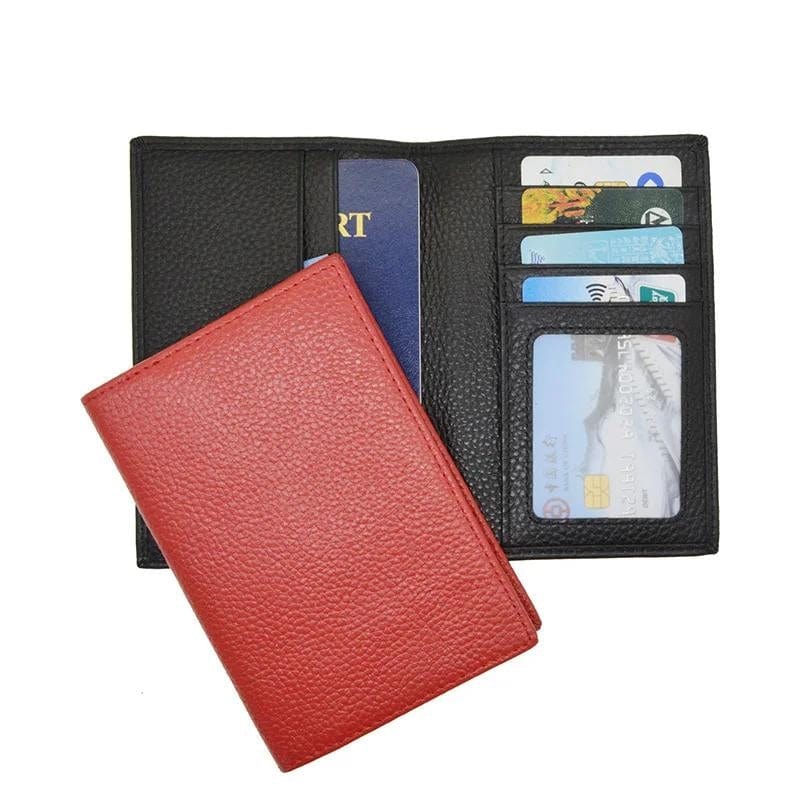 Protège Passeport Cuir Univers du Voyage