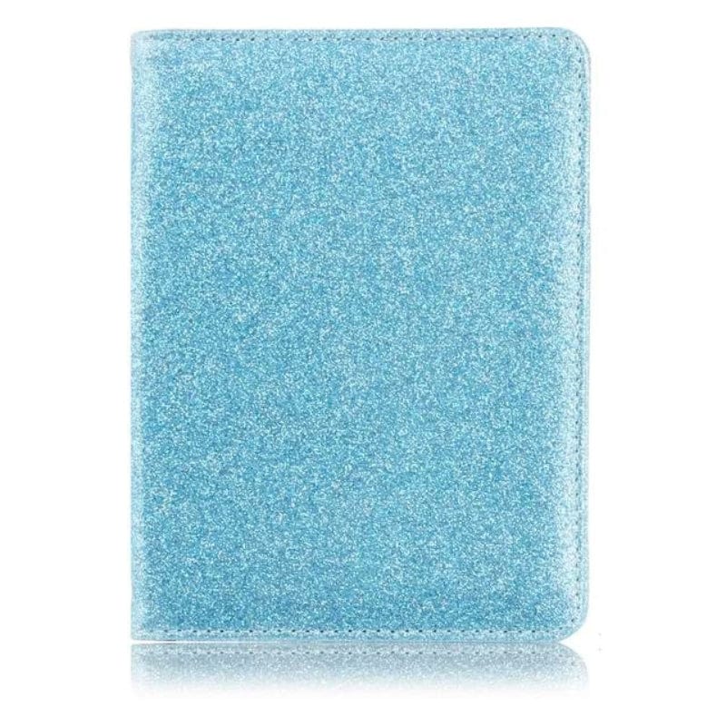 Bleu Protège Passeport Paillette Univers du Voyage