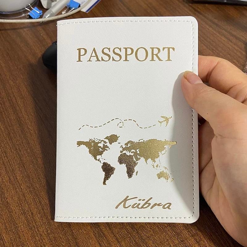 Protège Passeport Personnalisé Univers du Voyage