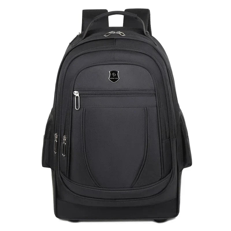 Noir Sac à Dos à Roulettes Univers du Voyage
