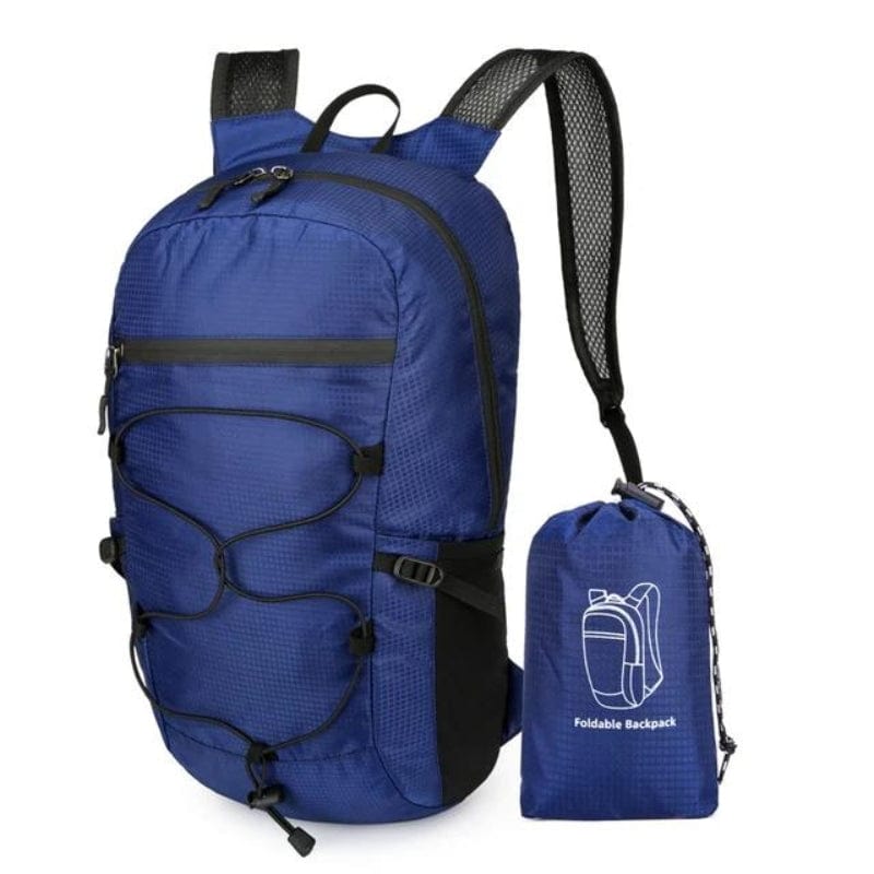 Bleu marine Sac à Dos Pliable et Imperméable Univers du Voyage