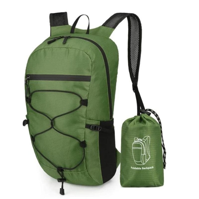 Vert armée Sac à Dos Pliable et Imperméable Univers du Voyage