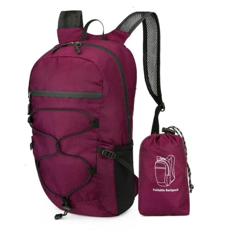 Violet Sac à Dos Pliable et Imperméable Univers du Voyage