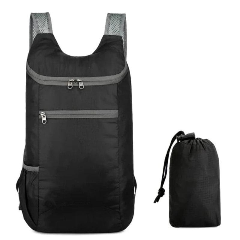 Noir 1 Sac à Dos Pliable Waterproof Univers du Voyage