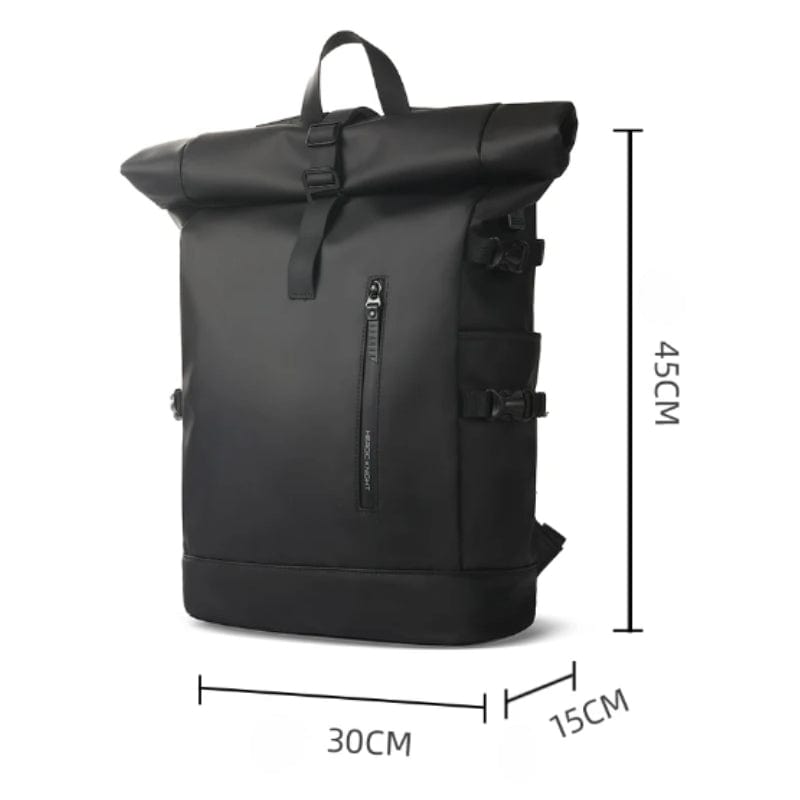 Sac à Dos Roll Top Imperméable Univers du Voyage