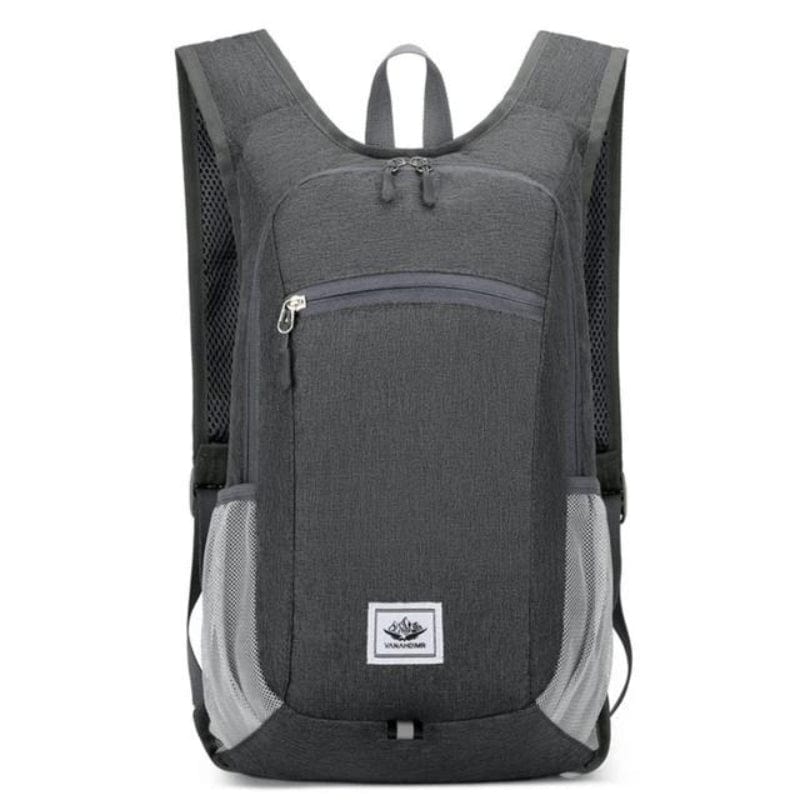 Gris foncé Sac à Dos Ultraléger Pliable Univers du Voyage