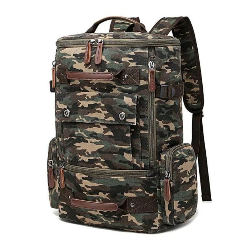 Vert camouflage Sac à Dos Vintage Univers du Voyage