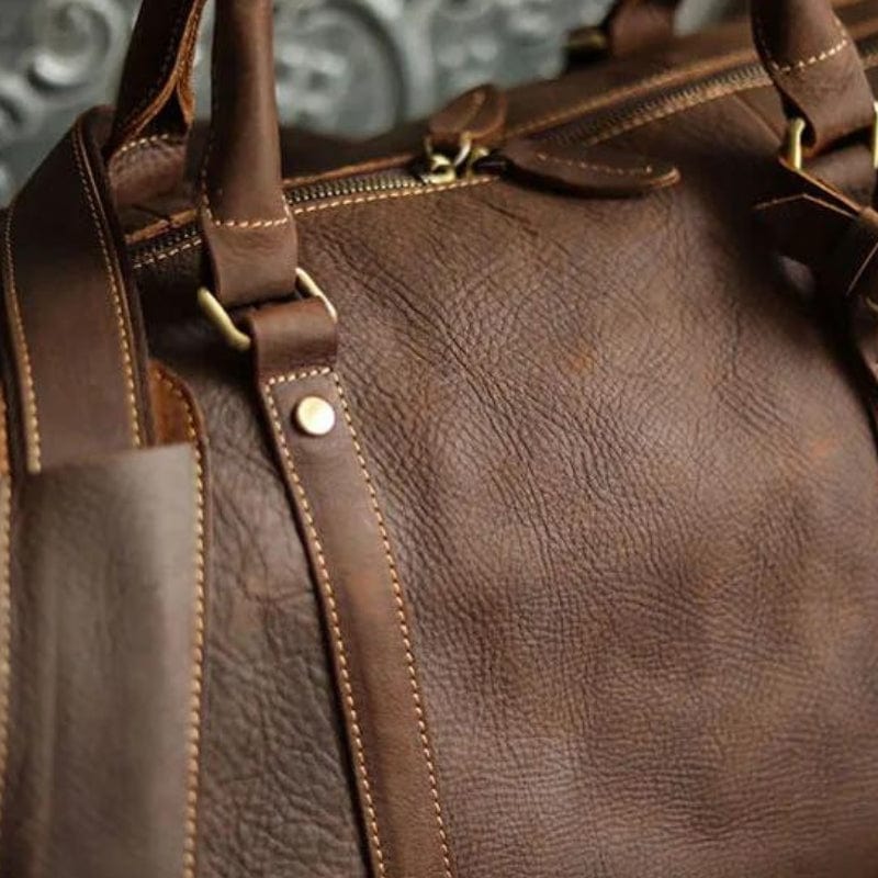 Sac pour Homme en Cuir Univers du Voyage