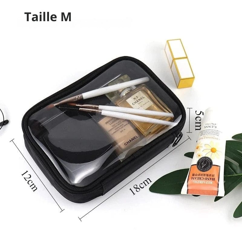 M Trousse de Maquillage Transparente Voyage Univers du Voyage