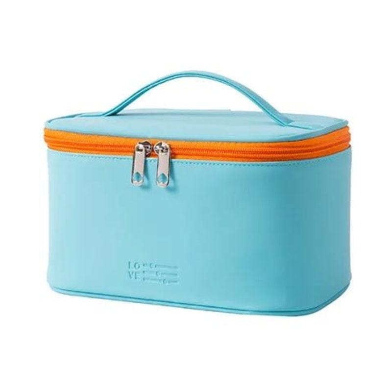 Bleu Ciel Trousse de Toilette et Maquillage Univers du Voyage