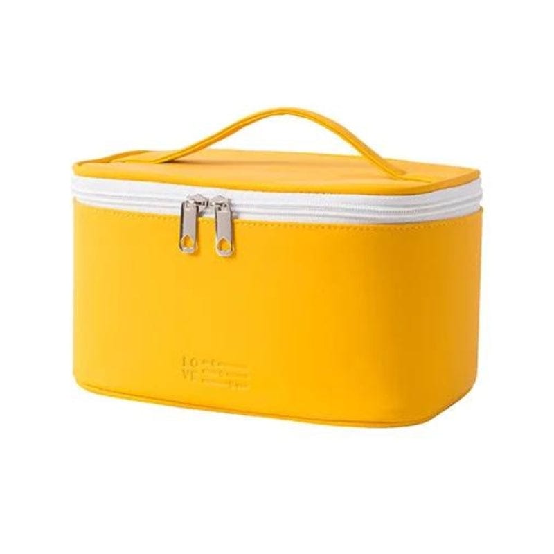 Jaune Trousse de Toilette et Maquillage Univers du Voyage