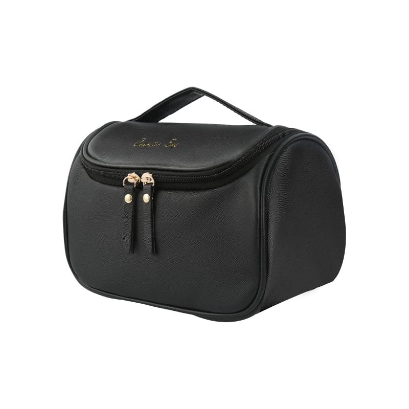 Noir Trousse de Toilette Femme PU Univers du Voyage