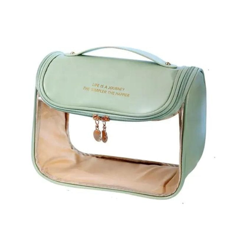 Vert Trousse De Toilette Femme Transparente Univers du Voyage