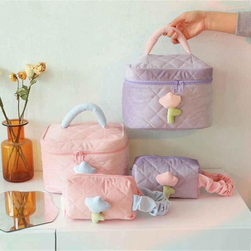 Trousse de Toilette Femme Vanity Souple Univers du Voyage