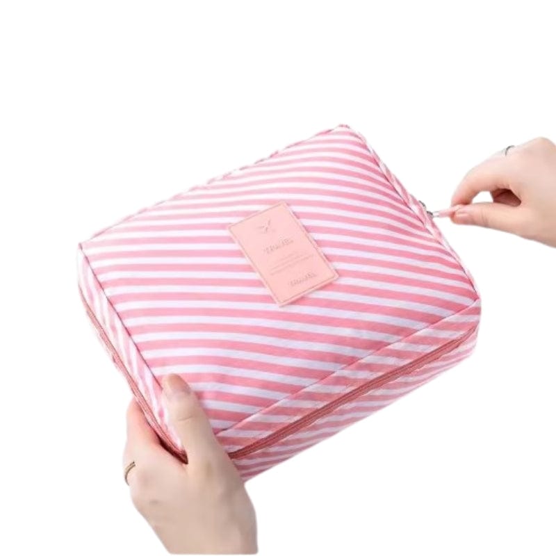 Rose à Rayures Trousse de Toilette Originale Voyage Univers du Voyage