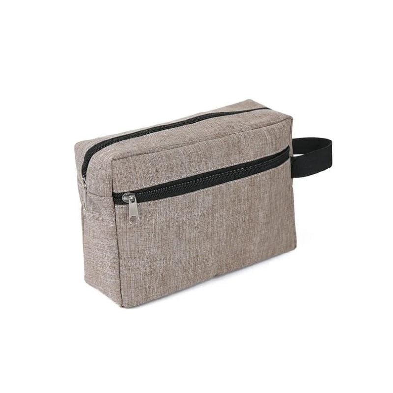 Kaki / Sans Gravure Personnalisée Trousse de Toilette Personnalisable Univers du Voyage