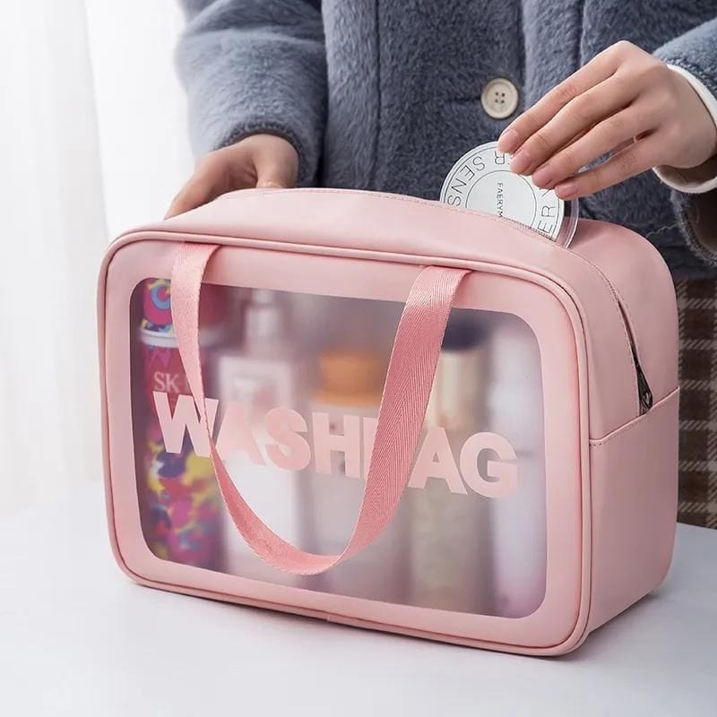 Trousse de Toilette Transparente Avion Univers du Voyage