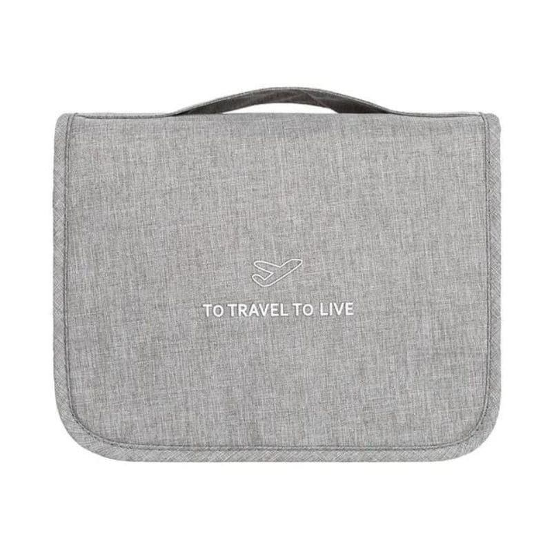 Gris Trousse De Toilette Voyage Avion Univers du Voyage