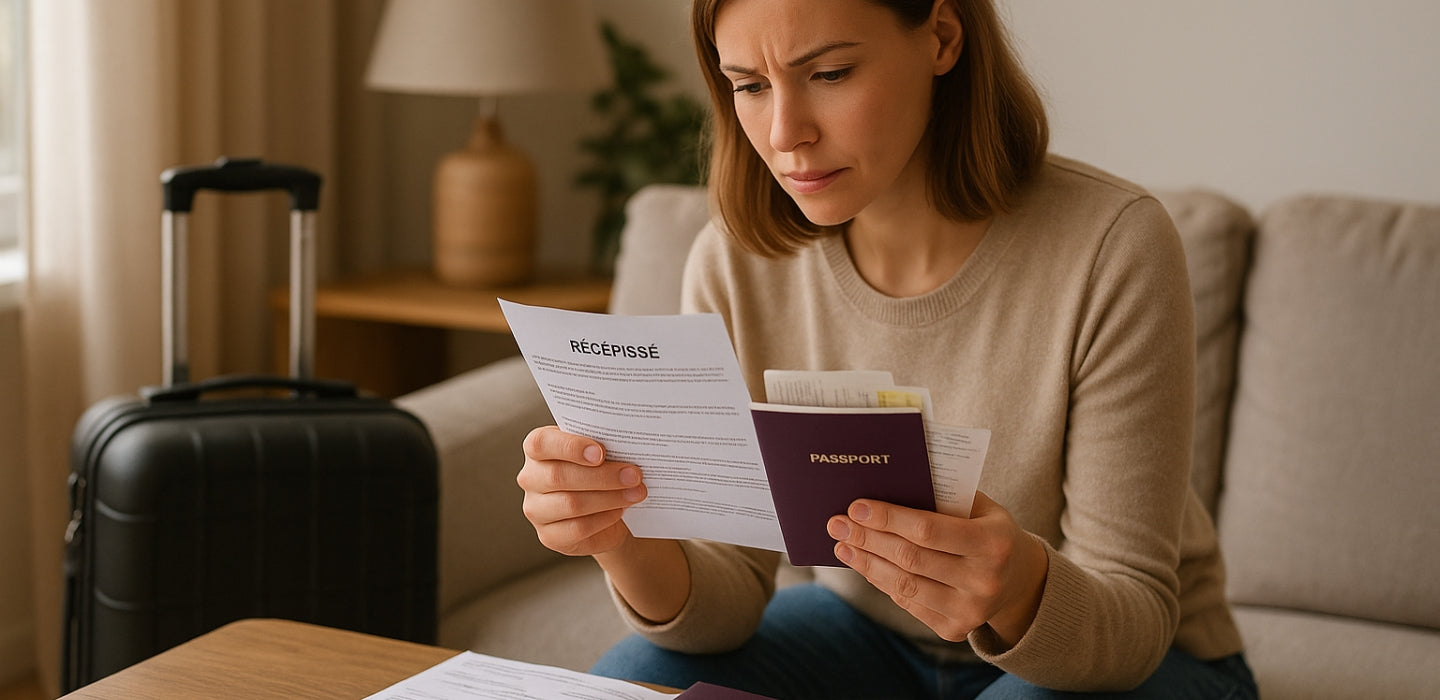 Peut on voyager avec un récépissé ? Image