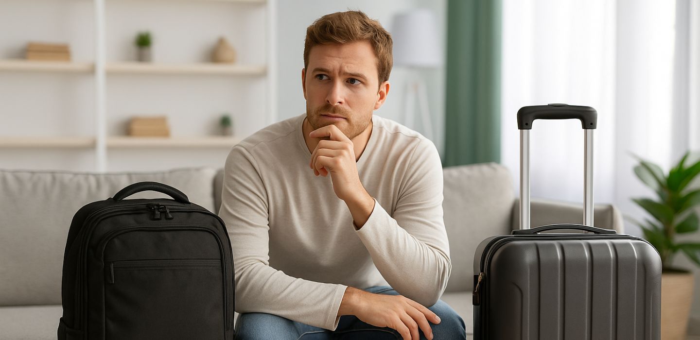 Choisir entre une valise ou sac cabine pour voyager en avion Image