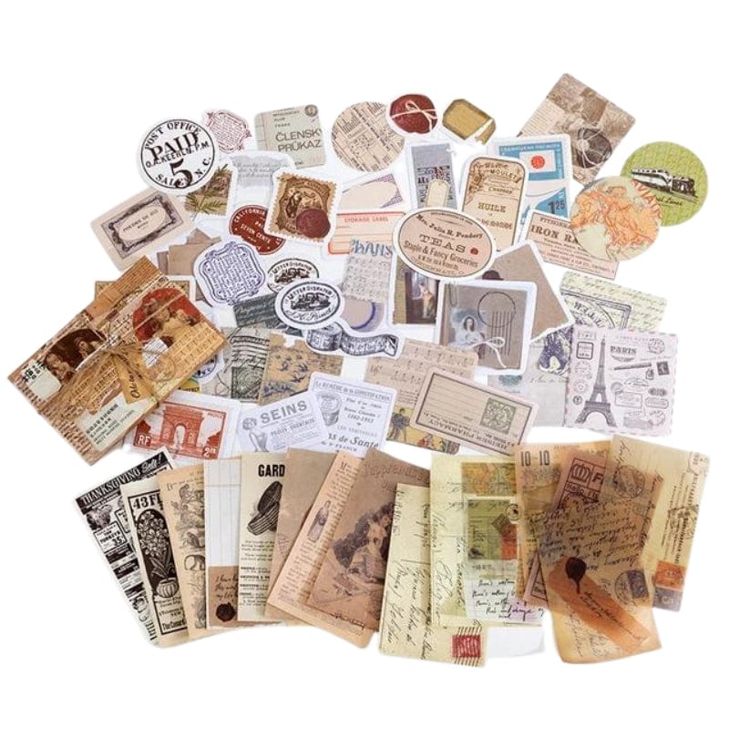 Style D Autocollants Carnet de Voyage Univers du Voyage