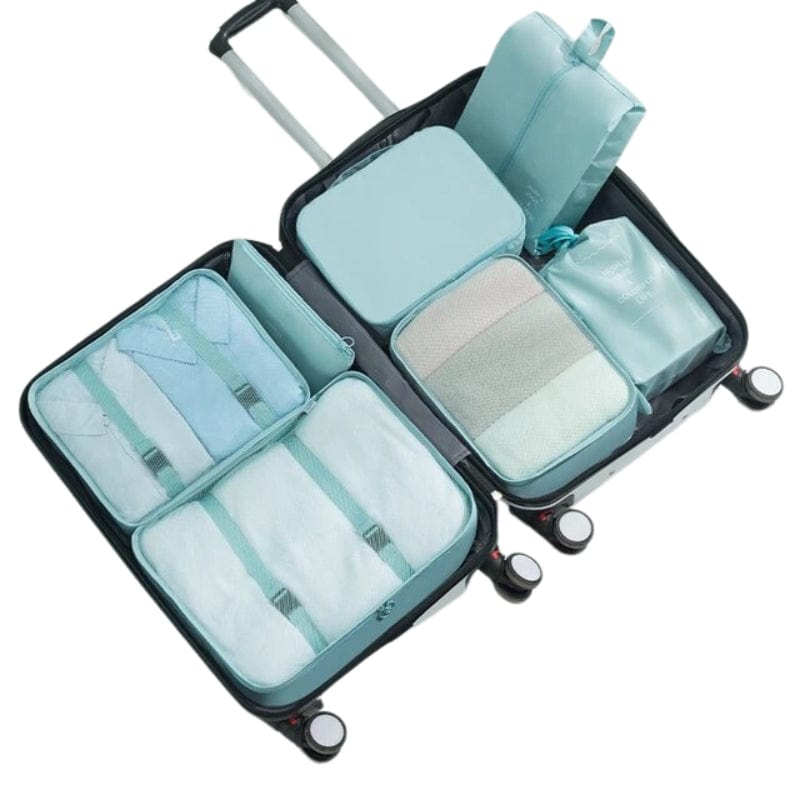 Bleu Clair Bagage Organisateur Univers du Voyage