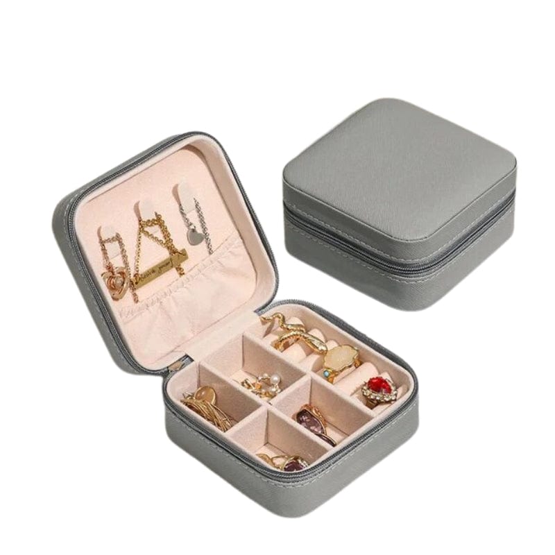 Gris Boite à Bijoux De Voyage Univers du Voyage