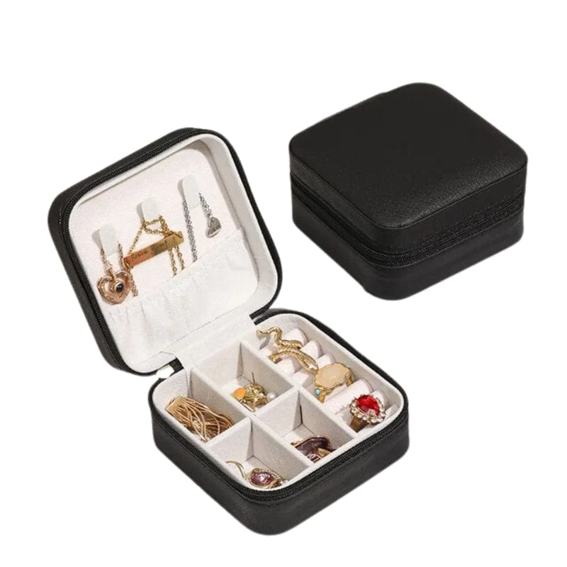 Noir Boite à Bijoux De Voyage Univers du Voyage
