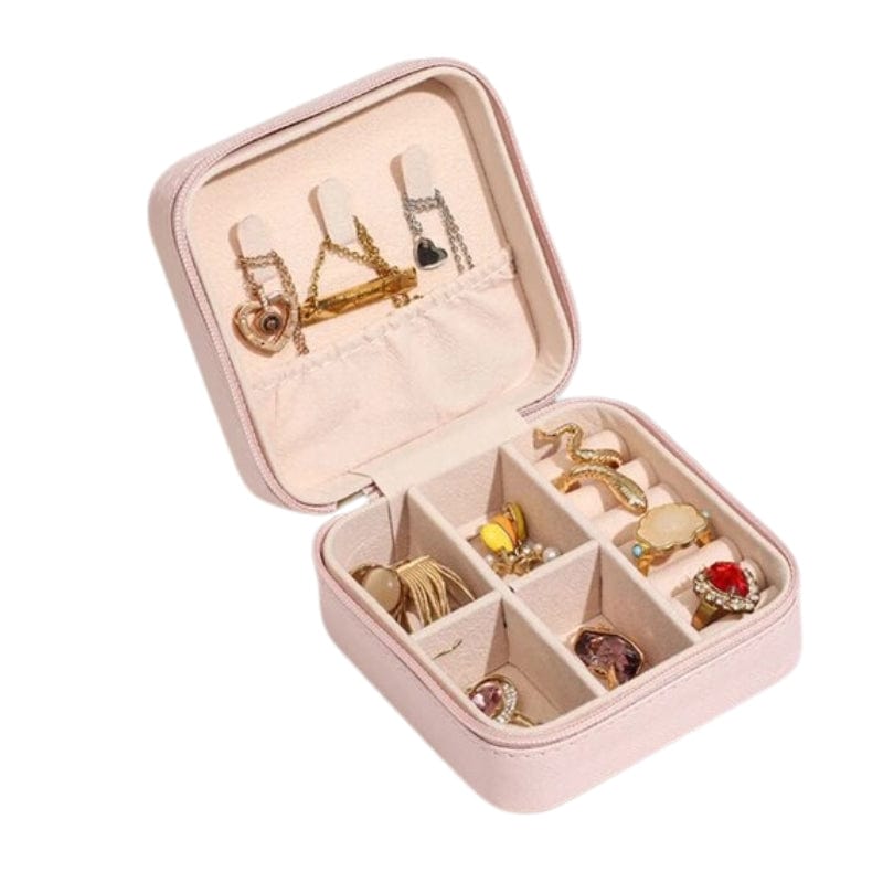Rose Boite à Bijoux De Voyage Univers du Voyage