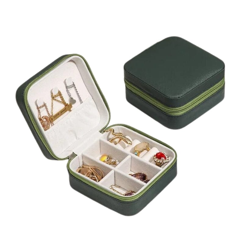 Vert Foncé Boite à Bijoux De Voyage Univers du Voyage