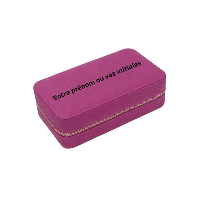 Fushia Boite à Bijoux pour Voyage Univers du Voyage
