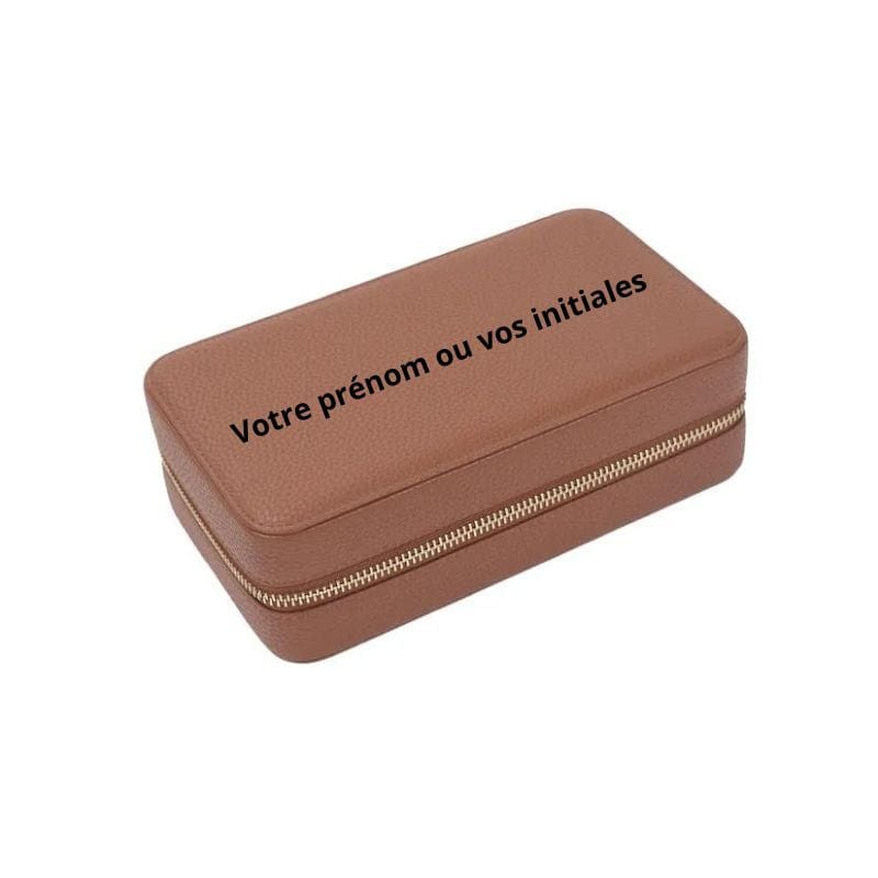 Marron Boite à Bijoux pour Voyage Univers du Voyage