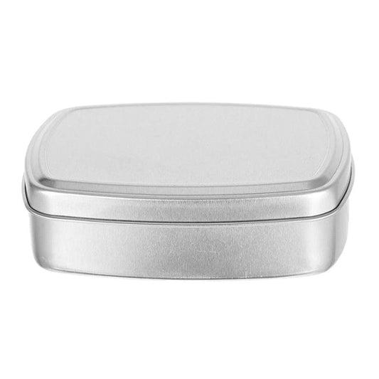 Argent (lot de 2) Boite à Savon Métallique Univers du Voyage