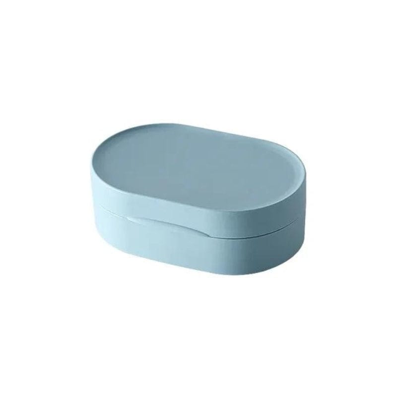 Bleu / L Boite à Savon Ronde Univers du Voyage
