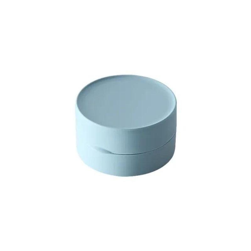 Bleu / S Boite à Savon Ronde Univers du Voyage
