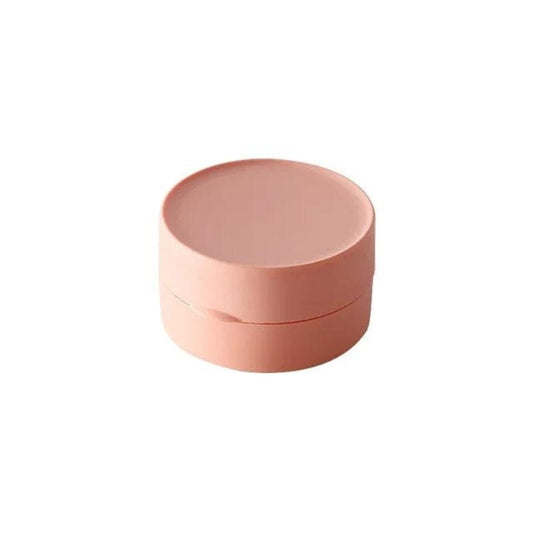 Rose / S Boite à Savon Ronde Univers du Voyage