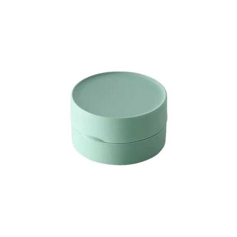 Vert / S Boite à Savon Ronde Univers du Voyage