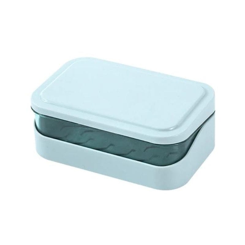 Bleu Boite Porte Savon Voyage Univers du Voyage