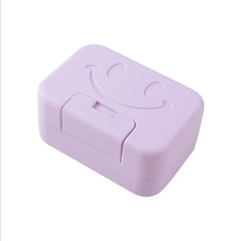 Violet Boite Pour Savon Solide Univers du Voyage