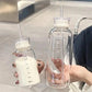 Bouteille D'eau en Verre avec Paille Univers du Voyage