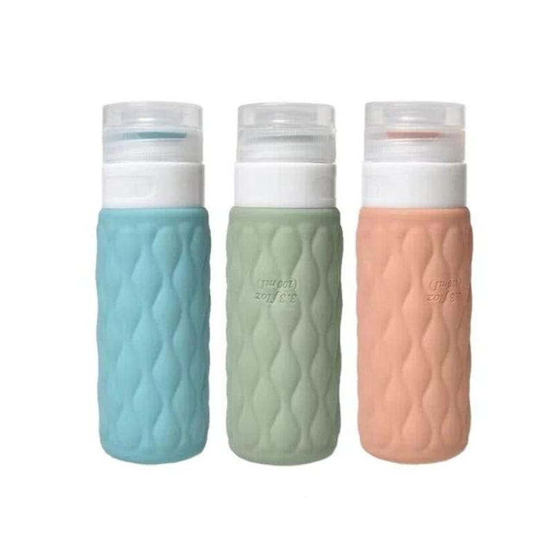 Lot de 3 Bouteille De Savon Liquide Portable Pour Voyage Univers du Voyage