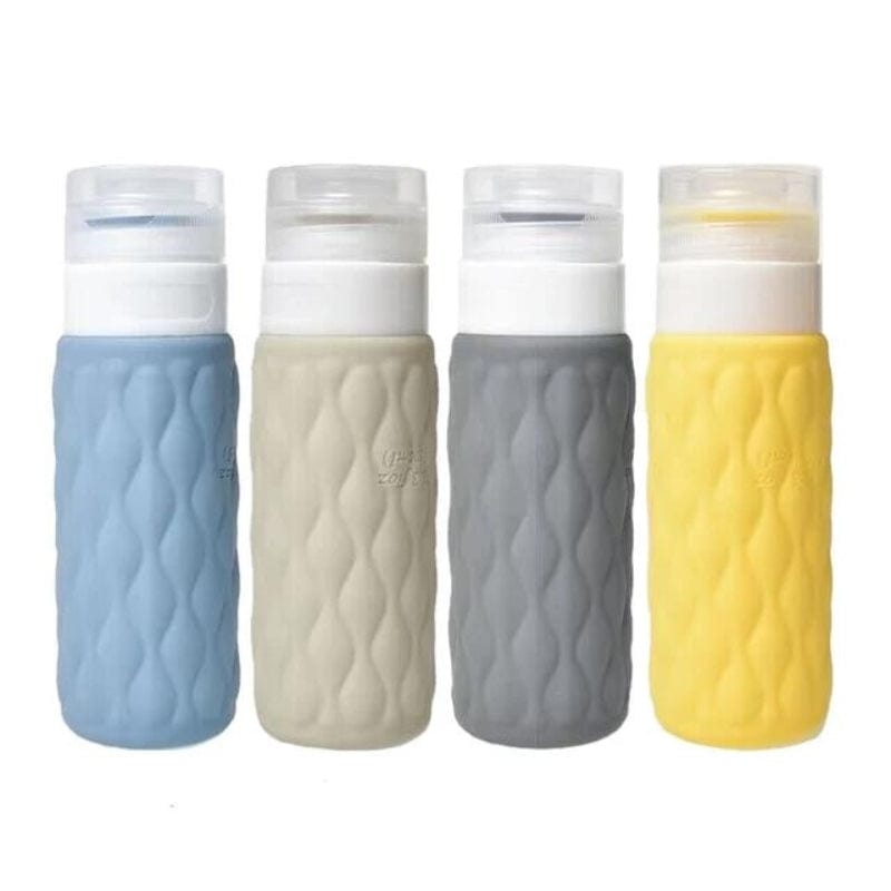 Lot de 4 (assortiment 1) Bouteille De Savon Liquide Portable Pour Voyage Univers du Voyage