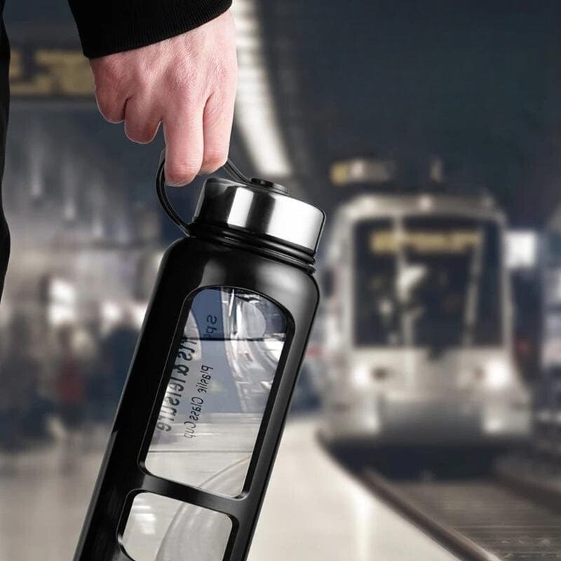Bouteille En Verre Gourde Univers du Voyage